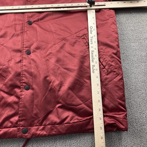 Vintage Nike Jacket Adult Large Red Long Sleeve Air Force One Button Up Casual - Picture 13 of 14